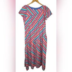 Vintage Tom Bezduda for Barad & CO Epitome Layered Maxi Dress 1980s